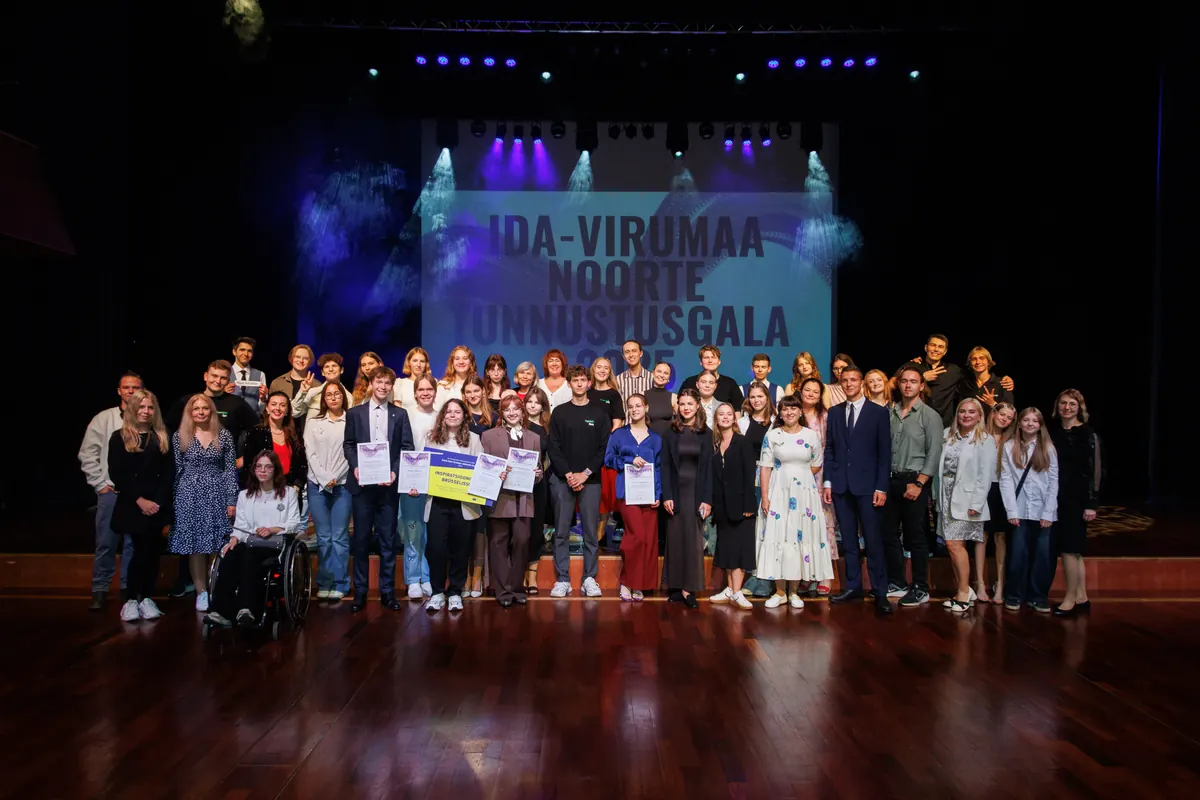 Ida-Virumaa noorte tunnustusgala ühispilt